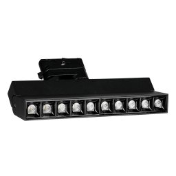Corp de Iluminat LED Liniar Pe sina 25W, Corp Negru, Lumina Calda Cip SAMSUNG