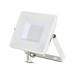 Proiector LED 50W, Corp Alb, Lumina Calda cu Cip Samsung