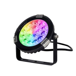 Proiector LED Rotund pentru Exterior 9W, RGB+CCT, IP65