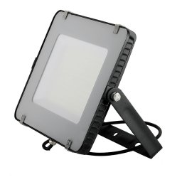 LED Floodlight, SMD SAMSUNG Chip 300W, Slim Black Body 6400K