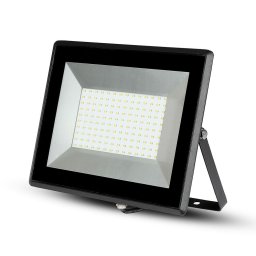 Proiector LED 100W, SMD, Seria-E Corp Negru, Lumina Calda