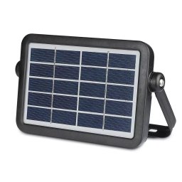 Proiector Solar 5W cu Corp Negru, Lumina Naturala 4000K