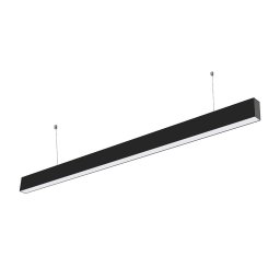 Lampa LED Lineara cu Cip Samsung - 40W Suspendata Corp Negru 6400K