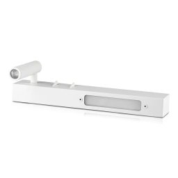 Lampa LED 3W + 6W pentru Citit, Corp Alb, Lumina Calda