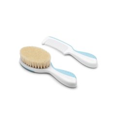 Set perie de par si pieptan Nuvita- Cool Blue