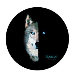 Covor gaming rotund 120cm Wolf, Spacer SPFP-WOLF-120