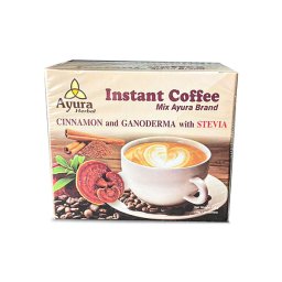 Ayura coffee cu Ganoderma, Scortisoara si Stevia