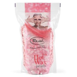 Ceara pentru epilare traditionala perle, Rosa, Roial, 800g