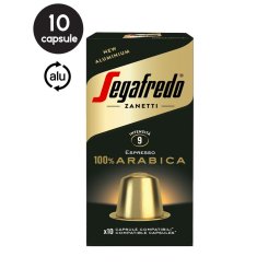 10 Capsule Aluminiu Segafredo Espresso Arabica - Compatibile Nespresso