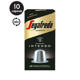 10 Capsule Aluminiu Segafredo Espresso Intenso - Compatibile Nespresso