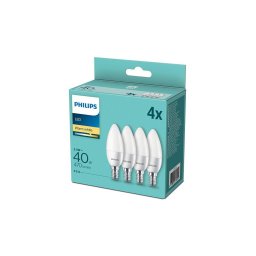 SET 4x bec LED Philips E14/5,5W/230V 2700K
