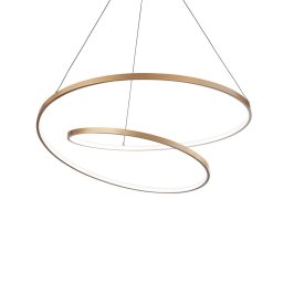 Lustră minimalistă Oz 269467, L:80 cm, alamă