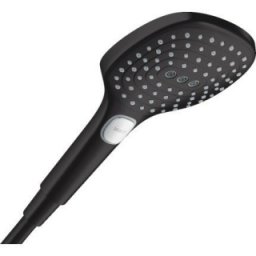 Para dus Hansgrohe Raindance Select E120 cu 3 jeturi negru mat