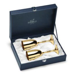 Gold Chinelli Flutes, made in Italy
