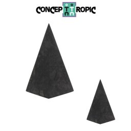 Piramida Shungit - Protectie EMF 10x20 cm - 1 Buc