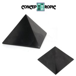 Piramida Shungit - Protectie EMF 14x14x11 cm - 1 Buc