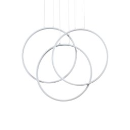 Suspensie living Frame 269351, 82W LED, 8000 lumeni, L:68,5 cm H:120 cm, albă