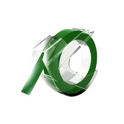 Etichete embosabile 3D compatibile DYMO Omega 9 mm verde pentru organizare acasa si identificarea obiectelor 520103