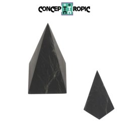 Piramida Shungit Mat - Protectie EMF 6x6x13 cm - 1 Buc