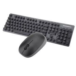 Kit mouse si tastatura wireless, N520, Gonga® Negru