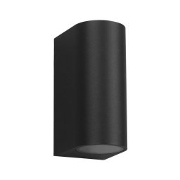 Aplică de exterior OVALIS 2xGU10/35W/230V IP44 neagră