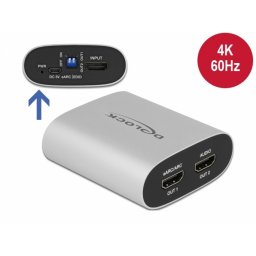 Extractor audio HDMI HD 4K60Hz cu eARC, Delock 63332