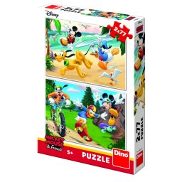 Puzzle 2 in 1 Dino Toys Mickey campionul 77 piese