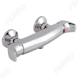 Baterie termostatata perete dus Metalia 57, crom fara accesorii - 57960/1,0