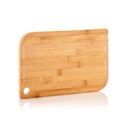 Klarstein Batvik, blat pentru tocat din bambus, 40 × 1,5 × 29 cm (L x Î x l), blând cu cuțitele, canelură pentru prinderea sucului (BW-10029-004)