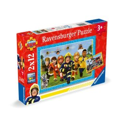 Puzzle Ravensburger pompierul Sam 2x12 piese