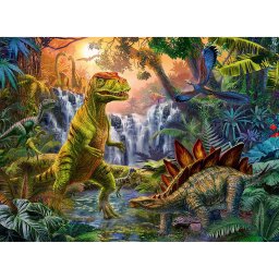 Puzzle Ravensburger Oaza dinozaurilor 100 piese