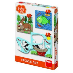 Baby Puzzle Dino Toys Unde locuiesc animalele