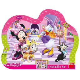 Puzzle cu rama Dino Toys Minnie si Daisy 25 piese
