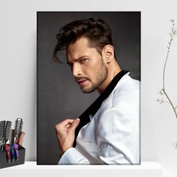 Tablou Canvas Portret Fashion Barbat BMH87 (Dimensiune LxH: 80x120cm)