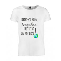 Tricou barbati On my list , alb