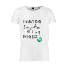 Tricou barbati On my list , alb