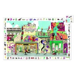 Puzzle observatie Djeco - Street art