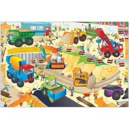 Giant Floor Puzzle Galt Santierul 30 piese