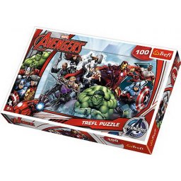 Puzzle Trefl Incepe Atacul Marvel 100 piese