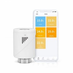 Kit Cap termostatic calorifer Meross MTS100H cu Hub, Smart, Alexa, Google Home, control smartphone