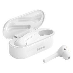 Casti audio In-Ear Baseus W07, True Wireless, Bluetooth 5.0, TWS, alb
