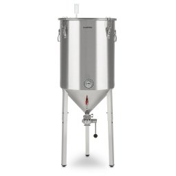 Klarstein Gärkeller Pro XL, cazan de fermentare, 60 litri, supapă de scurgere a drojdiei, oțel inoxidabil 304 (BRD3-Conical-60)