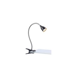Lampă de masă LED cu clemă Markslöjd 106092 TULIP LED/3W/230V neagră