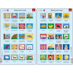 Set 10 Puzzle-uri Larsen Read and Look 21 -30 EN 10 piese