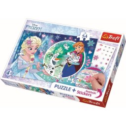 Puzzle Trefl 54 Piese cu Abtibilde