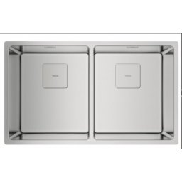 Chiuveta Teka Flexlinea RS15 2B 740 cu doua cuve, 740x440cm, inox