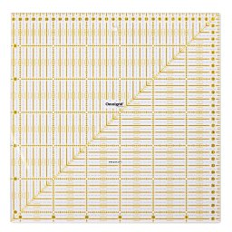 Rigla patrata pentru croitorie, patchwork, design grafic, 31,5 x 31,5 cm, PRYM 611319