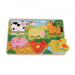 Puzzle din lemn Jumini Ferma