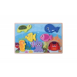 Puzzle din lemn Jumini Viata Marina
