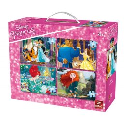 Puzzle King - Princesses 4 in 1